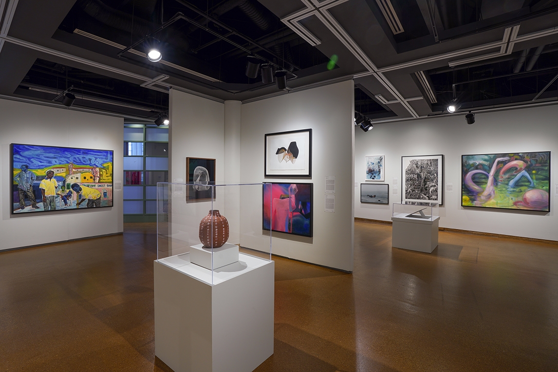 “Installation view of a gallery.”